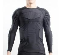 Maglia da Calcio Imbottita per Ragazzi - Maglia Protettiva da Calcio - Magliia Imbottita con Protezioni per le Costole sul Petto, Magliaa da Hockey Imbottitaa per Baseball Calcioo Basket