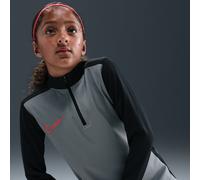 Maglia da calcio per allenamento Dri-FIT a manica lunga con zip a 1/4 Nike Academy - Ragazzo/a - Grigio L
