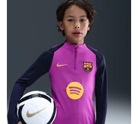 Maglia da calcio per allenamento Nike Dri-FIT FC Barcelona Strike - Ragazzo/a - Viola S