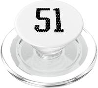 Maglia da calcio per il 51° compleanno della squadra sportiva numero 51 PopSockets PopGrip per MagSafe