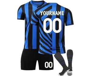 Maglia da Calcio Personalizzata Bambino Ragazzo Ragazza Stagione 25/26 Kit Divisa Completa Casa e Trasferta con Maglia, Pantaloncini e Calzettoni, Personalizzabile con Nome e Numero,Idea Regalo Tifosi