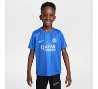 Maglia da calcio pre-partita a manica corta Jordan Dri-FIT Paris Saint-Germain Academy Pro per bambino/a - Home - Blu S