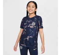 Maglia da calcio pre-partita a manica corta Nike Dri-FIT Chelsea FC Academy Pro SE - Ragazzo/a - Blu XS