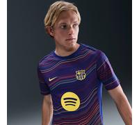 Maglia da calcio pre-partita a manica corta Nike Dri-FIT FC Barcelona Academy Pro da uomo - Home - Blu XL