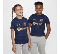 Maglia da calcio pre-partita a manica corta Nike Dri-FIT FC Barcelona Academy Pro per ragazzo/a - Home - Blu S