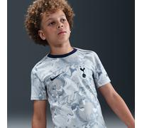 Maglia da calcio pre-partita a manica corta Nike Dri-FIT Tottenham Hotspur Academy Pro per ragazzo/a - Home - Bianco L