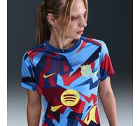 Maglia da calcio pre-partita FC Barcelona Academy Pro Fourth Nike Dri-FIT - Donna - Blu