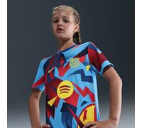 Maglia da calcio pre-partita FC Barcelona Academy Pro Fourth Nike Dri-FIT - Ragazzo/a - Blu