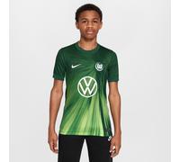 Maglia da calcio replica a manica corta Youth Nike Dri-FIT VfL Wolfsburg 2025/2026 Stadium - Home - Verde M