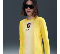 Maglia da calcio replica a manica lunga Nike Dri-FIT FFF 2025/26 Stadium da donna - Goalkeeper - Giallo M (IT 44-46)
