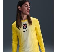 Maglia da calcio replica a manica lunga Nike Dri-FIT FFF 2025/26 Stadium da uomo - Goalkeeper - Giallo XXL