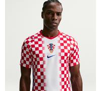 Nike Croazia Uomo S - Croatia National Team Maglia da Calcio - WM 2026 Euro Fan Jersey NK Dri-Fit Stadium Home Shirt, White