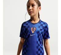 Maglia da calcio replica Nike Dri-FIT Croazia 2026 Stadium per ragazzo/a - Away - Blu