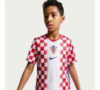 Nike Croazia Bambini 13/15 Anni - Croatia National Team Maglia da Calcio - WM 2026 Euro Fan Jersey NK Dri-Fit Stadium Home Shirt, White