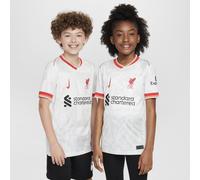 Maglia da calcio replica Nike Dri-FIT Liverpool FC 2024/25 Stadium per ragazzo/a - Terza - Bianco