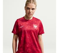 Maglia da calcio replica Nike Dri-FIT Polonia 2026 Stadium da donna - Away - Rosso