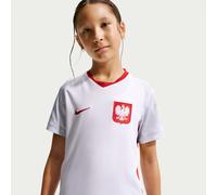 Maglia da calcio replica Nike Dri-FIT Polonia 2026 Stadium per ragazzo/a - Home - Bianco
