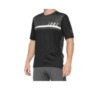 Maglia da ciclismo a maniche corte 100% Airmatic Noir