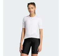 Adidas Tempo Cycling Short Sleeve Jersey Bianco M Donna White