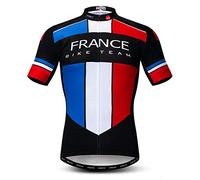 Maglia da ciclismo Uomo Country England Quick-dry Bike Manica Corta Shirt Top 3-Tasche Riflettente S-3XL