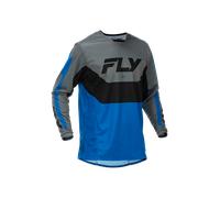 Maglia da motocross FLY Racing Kinetic USA blu-grigio-nero L