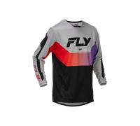 Maglia Da Cross FLY Racing Kinetic V26 Grigio/Rosso/Viola/NeroS Grigio,Rosso,Viola,Nero