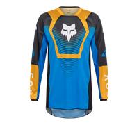 FOX 180 Collect Maglia da motocross, blu-giallo, taglia M per maschi