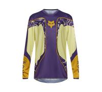 FOX 180 Image Print Maglia Motocross, porpora-giallo, taglia XL per maschi