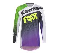 Maglia da Cross FOX 180 Kawasaki Viola/BiancoM Viola,Bianco