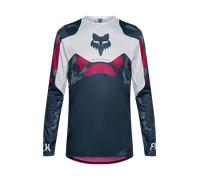 FOX Flexair Tactile Maglia Motocross, bianco-blu, taglia 2XL per maschi