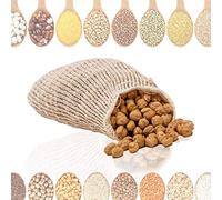 Maglia da cucina, borsa da cucina, rete per legumi e altre ortaggi, maglia ceci per pentola, rete per cuocere ceci, sacchetti in tessuto per cottura da 1 o 2 kg a scelta (2 KG)