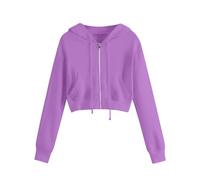 Maglia da Donna a Maniche Lunghe Carino Stampa Top Maglione Curvy Hoodie Sweatshirt Pullover Manica Lunga Giacca Donna Autunno a Tinta Unita Elegante Leggero Y2K Giacche Casual per Autunno e Inverno