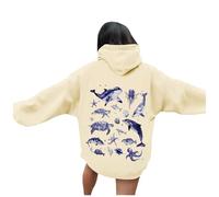 Maglia da Donna a Maniche Lunghe Zip Up Felpe Felpa a Maniche Lunghe Pullover con Coulisse Modello Baggy Soft Giacche Carine Y2K Giacche Casual Giacca Donna Autunno Pullover con Coulisse