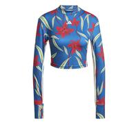 Adidas X Farm Rio Training Long Sleeve T-shirt Blu XS Donna