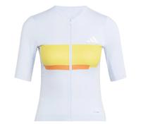 ADIDAS PERFORMANCE Maglia trikot 'Tempo Neo Heritage' blu pastello / giallo / arancione / bianco Donna ADIDAS PERFORMANCE SxTaglie normali