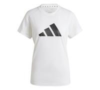 T-shirt adidas Train Essentials Big Performance Logo manica corta bianco donna - M