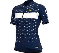 Ale Prr Stars Short Sleeve Jersey Bianco,Blu M Donna Blue / White