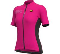 Ale Solid Color Block Short Sleeve Jersey Rosa M Donna Pink