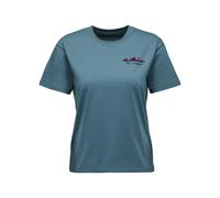 Black Diamond Mountainscape Short Sleeve T-shirt Blu XS Donna