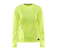 Craft Pro Hypervent Wind Long Sleeve T-shirt Giallo S Donna