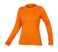 Endura Singletrack Long Sleeve T-shirt Arancione L Donna