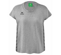 Erima Essential Team Maglietta Sportiva, Donna, Grigio (Chiaro/Melange), 38
