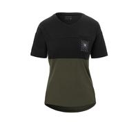 Maglia Estiva Ride Jersey Nero/Verde Trail M con Design Sostenibile e Vestibilità Comoda