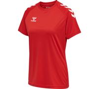 hummel XK Core - Maglietta Sportiva da Donna in Poliestere, a Maniche Corte, per Palestra, Fitness e Uso Quotidiano, Traspirante, ad Asciugatura Rapida, vestibilità Normale e Scollo Rotondo, in