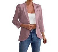 Maglia da donna in tinta unita con strato di base, cardigan alla moda da donna, cardigan estivo leggero aperto sul davanti, copertura a mezza manica in maglia a rete, vestiti autunnali per la vita