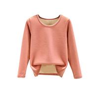 Maglia da donna in tinta unita da donna 2025 alla moda autunno inverno tinta unita manica lunga girocollo multicolore ispessito caldo top autunno vestiti per la vita quotidiana regali di Natale, B, M