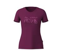 Loeffler Sunset Merino-tencel (tm) Short Sleeve T-shirt Viola 40 Donna