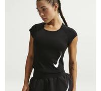 NIKE Maglia funzionale 'TEMPO SWOOSH' nero / bianco Donna NIKE XL