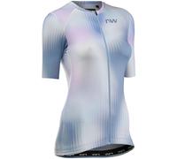 Northwave Blade Short Sleeve Jersey Bianco,Blu M Donna Ice Grey