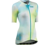 Northwave Blade Short Sleeve Jersey Multicolor M Donna Green / Matcha
